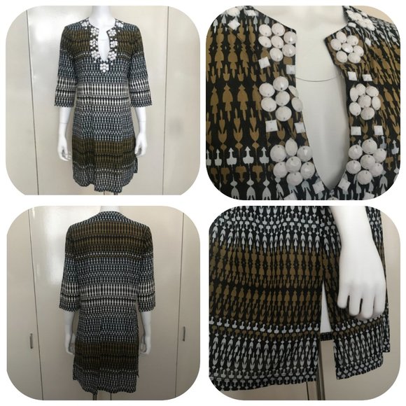 Anthropologie Echo jeweled Cover-Up/dress/top